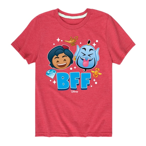 Disney Emoji - Aladdin Emoji - Toddler And Youth Short Sleeve Graphic T-Shirt