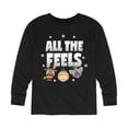 thumbnail image 1 of Disney Emoji - All The Feels - Toddler And Youth Long Sleeve Graphic T-Shirt, 1 of 5