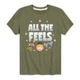 thumbnail image 1 of Disney Emoji - All The Feels - Toddler And Youth Short Sleeve Graphic T-Shirt, 1 of 5