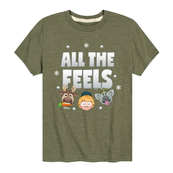 Disney Emoji - All The Feels - Toddler And Youth Short Sleeve Graphic T-Shirt
