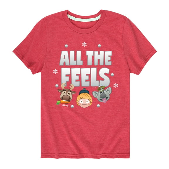 Disney Emoji - All The Feels - Toddler And Youth Short Sleeve Graphic T-Shirt