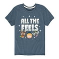 thumbnail image 1 of Disney Emoji - All The Feels - Toddler And Youth Short Sleeve Graphic T-Shirt, 1 of 5