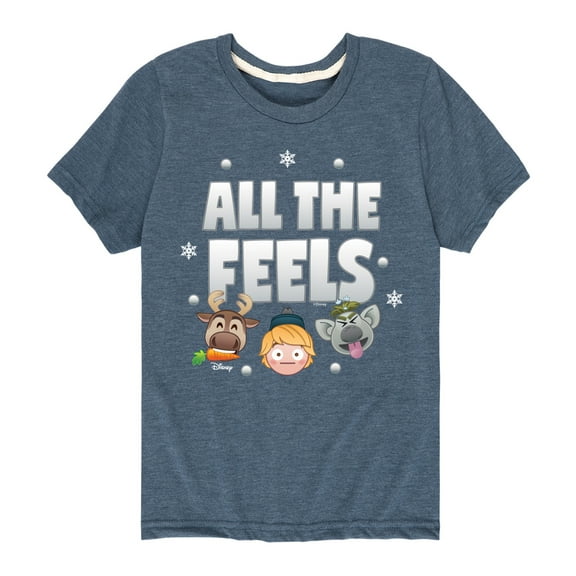 Disney Emoji - All The Feels - Toddler And Youth Short Sleeve Graphic T-Shirt