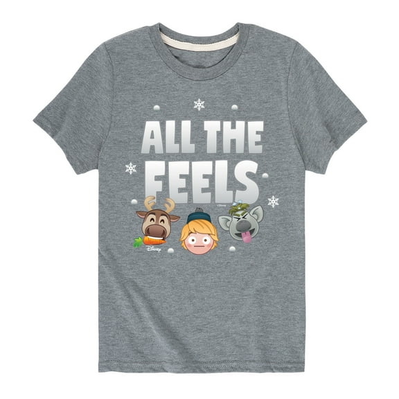 Disney Emoji - All The Feels - Toddler And Youth Short Sleeve Graphic T-Shirt