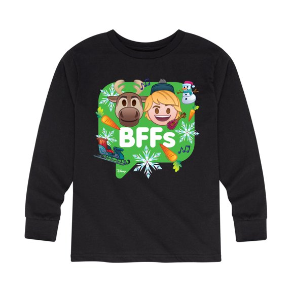 Disney Emoji - BFFs Kristoff Sven - Toddler And Youth Long Sleeve Graphic T-Shirt