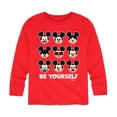thumbnail image 1 of Disney Emoji - Be Yourself - Toddler And Youth Long Sleeve Graphic T-Shirt, 1 of 5