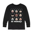 thumbnail image 1 of Disney Emoji - Be Yourself - Toddler And Youth Long Sleeve Graphic T-Shirt, 1 of 5