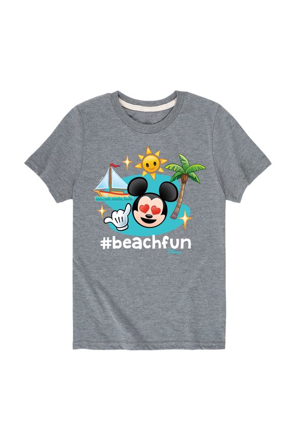 Emoji - Beach Fun - Toddler And Youth Short Sleeve Graphic T-Shirt