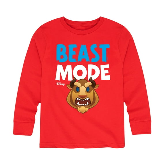 Disney Emoji - Beast Mode - Toddler And Youth Long Sleeve Graphic T-Shirt