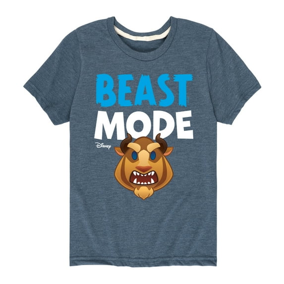 Disney Emoji - Beast Mode - Toddler And Youth Short Sleeve Graphic T-Shirt