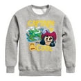 thumbnail image 1 of Disney Emoji - Captain Of Cool - Toddler And Youth Crewneck Fleece Sweatshirt, 1 of 5