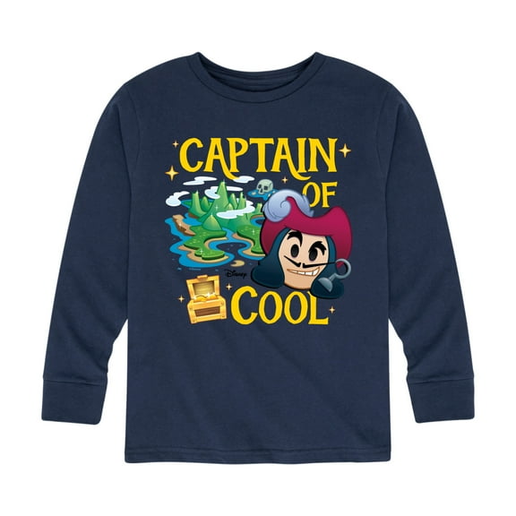 Disney Emoji - Captain Of Cool - Toddler And Youth Long Sleeve Graphic T-Shirt