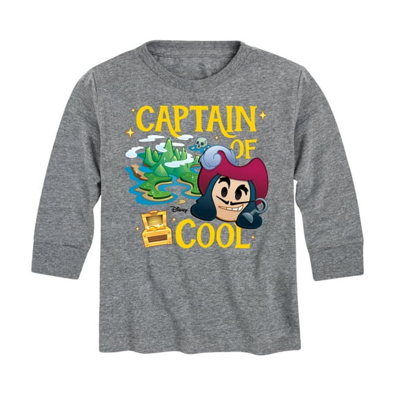 Disney Emoji - Captain Of Cool - Toddler And Youth Long Sleeve Graphic T-Shirt