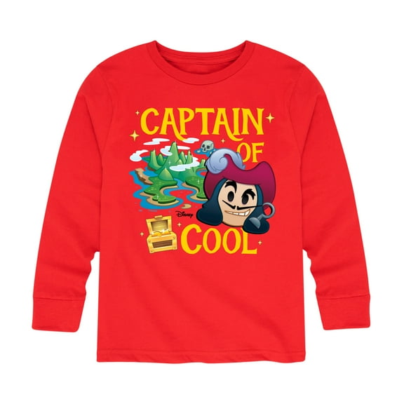 Disney Emoji - Captain Of Cool - Toddler And Youth Long Sleeve Graphic T-Shirt