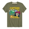 thumbnail image 1 of Disney Emoji - Captain Of Cool - Toddler And Youth Short Sleeve Graphic T-Shirt, 1 of 5