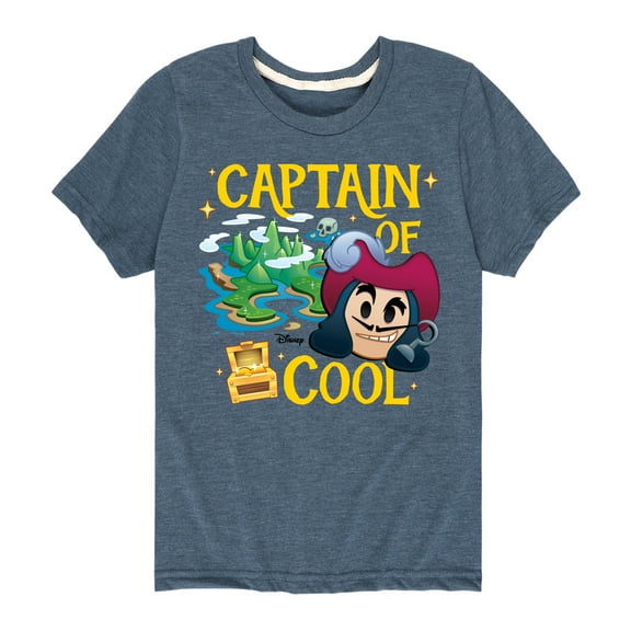 Disney Emoji - Captain Of Cool - Toddler And Youth Short Sleeve Graphic T-Shirt