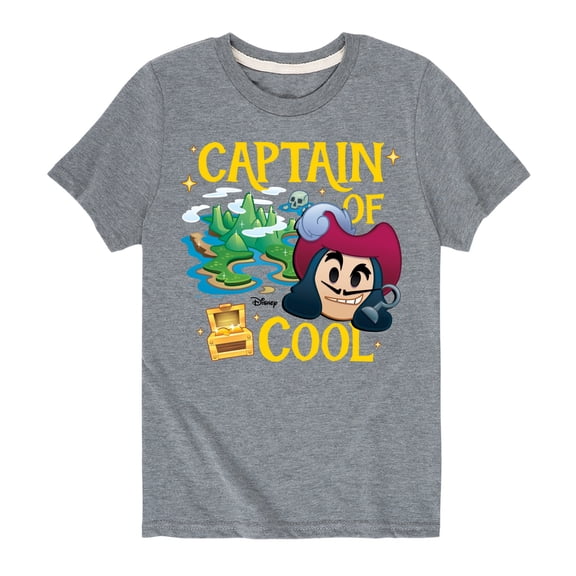 Disney Emoji - Captain Of Cool - Toddler And Youth Short Sleeve Graphic T-Shirt