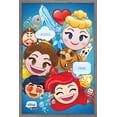 thumbnail image 1 of Disney Emoji - Disney Princess Wall Poster, 14.725" x 22.375", Framed, 1 of 5