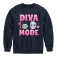 thumbnail image 1 of Disney Emoji - Diva Mode - Toddler And Youth Crewneck Fleece Sweatshirt, 1 of 5