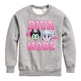 thumbnail image 1 of Disney Emoji - Diva Mode - Toddler And Youth Crewneck Fleece Sweatshirt, 1 of 5