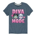 thumbnail image 1 of Disney Emoji - Diva Mode - Toddler And Youth Short Sleeve Graphic T-Shirt, 1 of 5