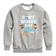 thumbnail image 1 of Disney Emoji - Don't Worry Be Emojis - Toddler And Youth Crewneck Fleece Sweatshirt, 1 of 5