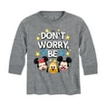 thumbnail image 1 of Disney Emoji - Don't Worry Be Emojis - Toddler And Youth Long Sleeve Graphic T-Shirt, 1 of 5