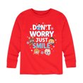 thumbnail image 1 of Disney Emoji - Don't Worry Be Emojis - Toddler And Youth Long Sleeve Graphic T-Shirt, 1 of 5