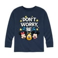 thumbnail image 1 of Disney Emoji - Don't Worry Be Emojis - Toddler And Youth Long Sleeve Graphic T-Shirt, 1 of 5