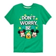 thumbnail image 1 of Disney Emoji - Don't Worry Be Emojis - Toddler And Youth Short Sleeve Graphic T-Shirt, 1 of 5