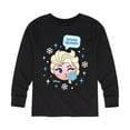 thumbnail image 1 of Disney Emoji - Elsa Snow Queen - Toddler And Youth Long Sleeve Graphic T-Shirt, 1 of 5