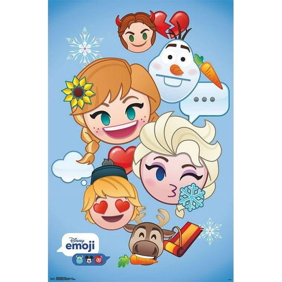 Disney Emoji - Frozen Wall Poster, 22.375" x 34"