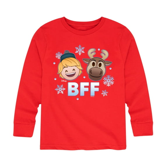 Disney Emoji - Kristoff Sven - Toddler And Youth Long Sleeve Graphic T-Shirt