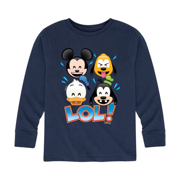 Disney Emoji - Lol Emojis - Toddler And Youth Long Sleeve Graphic T-Shirt