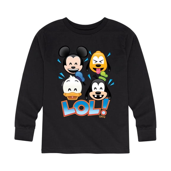 Disney Emoji - Lol Emojis - Toddler And Youth Long Sleeve Graphic T-Shirt