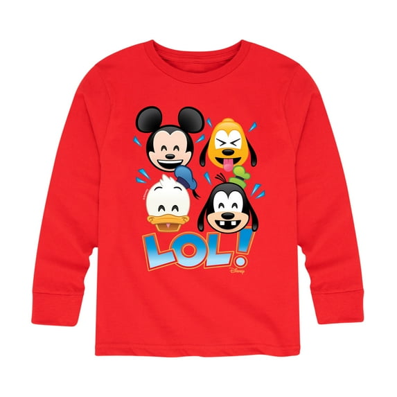 Disney Emoji - Lol Emojis - Toddler And Youth Long Sleeve Graphic T-Shirt