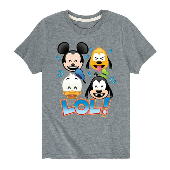 Disney Emoji - Lol Emojis - Toddler And Youth Short Sleeve Graphic T-Shirt