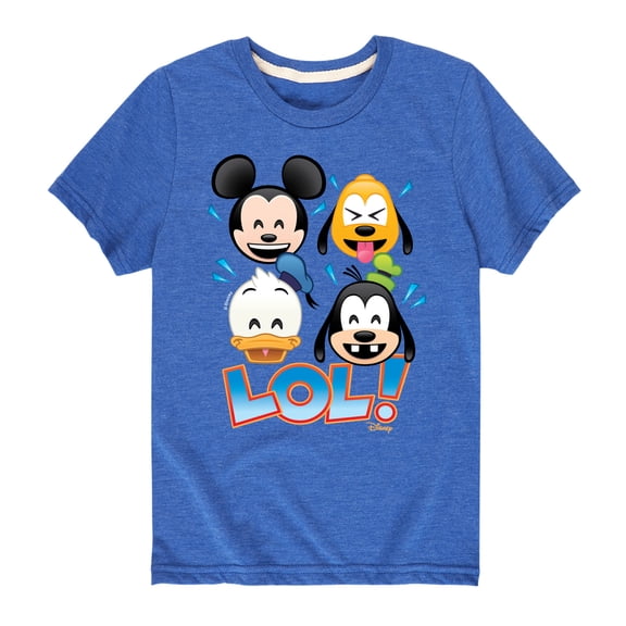 Disney Emoji - Lol Emojis - Toddler And Youth Short Sleeve Graphic T-Shirt