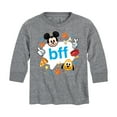 thumbnail image 1 of Disney Emoji - Mickey & Pluto BFF Design - Toddler And Youth Long Sleeve Graphic T-Shirt, 1 of 5
