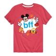 thumbnail image 1 of Disney Emoji - Mickey & Pluto BFF - Toddler And Youth Short Sleeve Graphic T-Shirt, 1 of 5