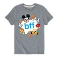 thumbnail image 1 of Disney Emoji - Mickey & Pluto BFF - Toddler And Youth Short Sleeve Graphic T-Shirt, 1 of 5