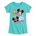 thumbnail image 1 of Disney Emoji - Minnie Assorted Emojis - Toddler And Youth Girls Short Sleeve Graphic T-Shirt, 1 of 5