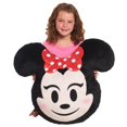 thumbnail image 1 of Disney Emoji Minnie Mouse "Collectible" Plush Pillow 24" X 16", 1 of 3