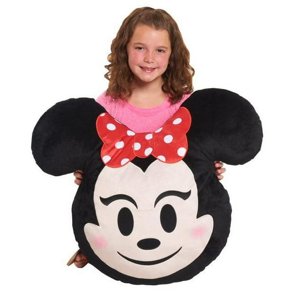 Disney Emoji Minnie Mouse "Collectible" Plush Pillow 24" X 16"
