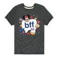 thumbnail image 1 of Disney Emoji - Minnie and Daisy BFFs - Toddler And Youth Short Sleeve Graphic T-Shirt, 1 of 5