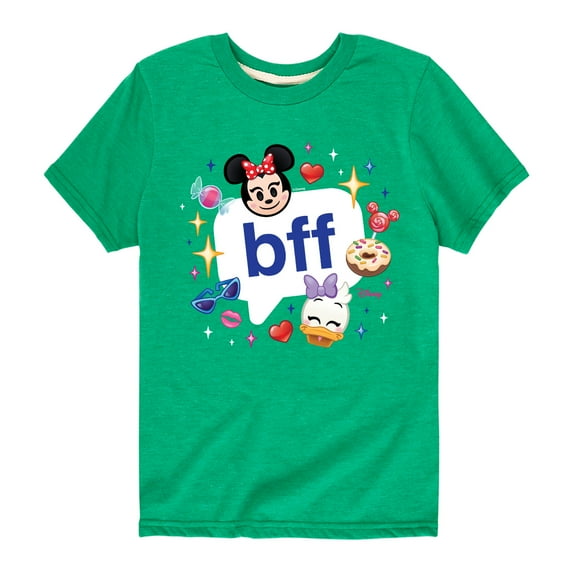 Disney Emoji - Minnie and Daisy BFFs - Toddler And Youth Short Sleeve Graphic T-Shirt