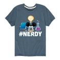 thumbnail image 1 of Disney Emoji - Nerdy Mickey - Toddler And Youth Short Sleeve Graphic T-Shirt, 1 of 5