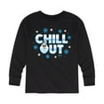 thumbnail image 1 of Disney Emoji - Olaf Chill Out - Toddler And Youth Long Sleeve Graphic T-Shirt, 1 of 5