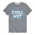 thumbnail image 1 of Disney Emoji - Olaf Chill Out - Toddler And Youth Short Sleeve Graphic T-Shirt, 1 of 5