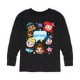 thumbnail image 1 of Disney Emoji - Princess Girl Talk - Toddler And Youth Long Sleeve Graphic T-Shirt, 1 of 5